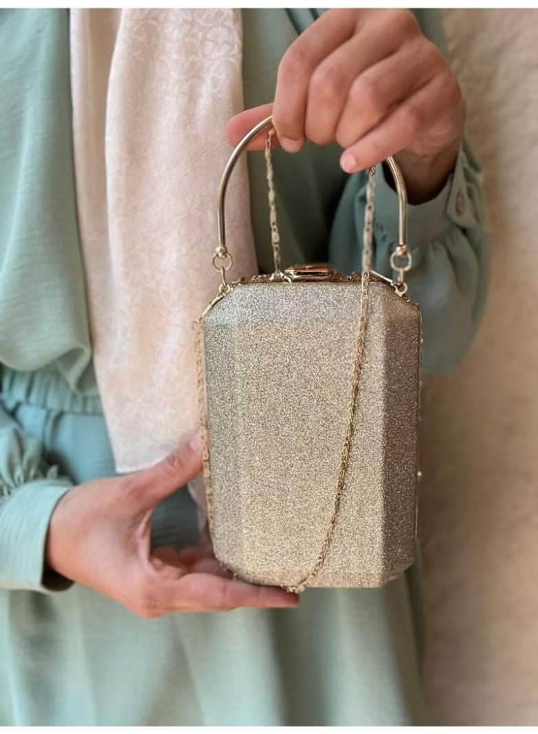 Bag Trend Long Chain Strap Vertical Evening Bag - Image 4